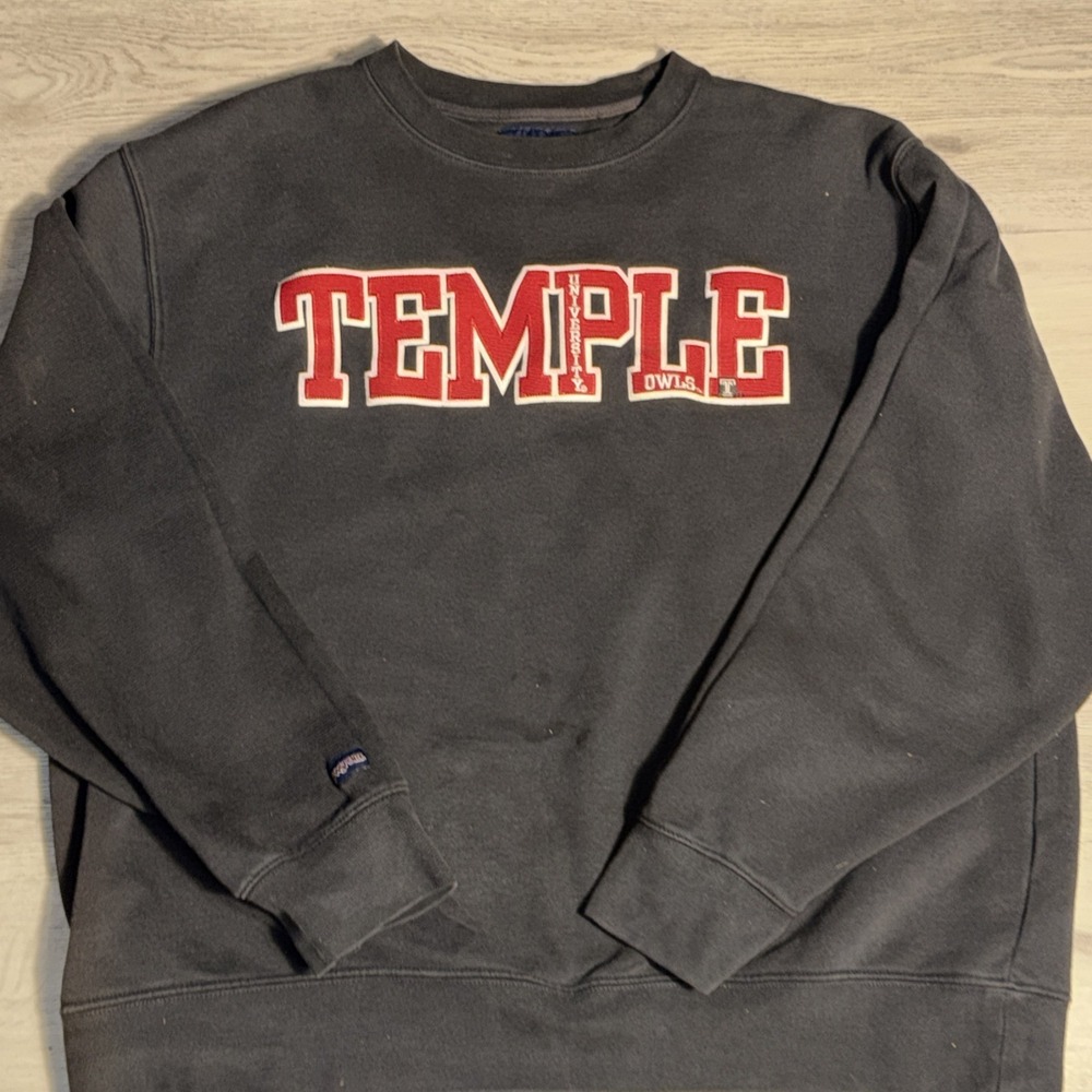 Vintage Temple Owls Crewneck Sweatshirt XL Jansport Made in Mexico College